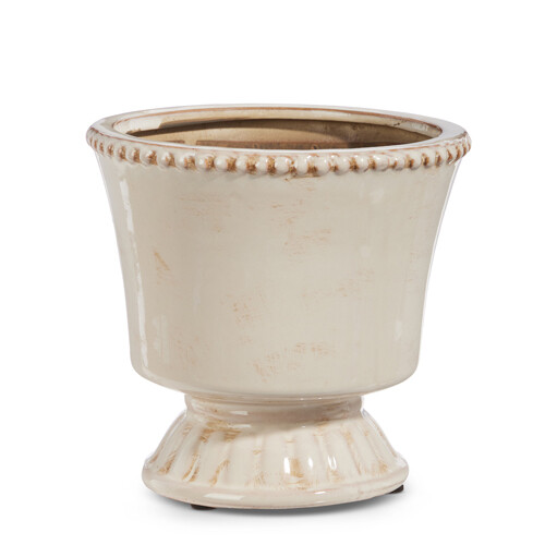 7.5&quot; Beaded Edge Planter