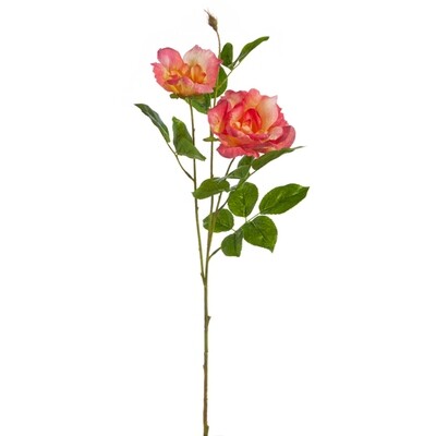 32&quot; Pink Coral Rose Spray