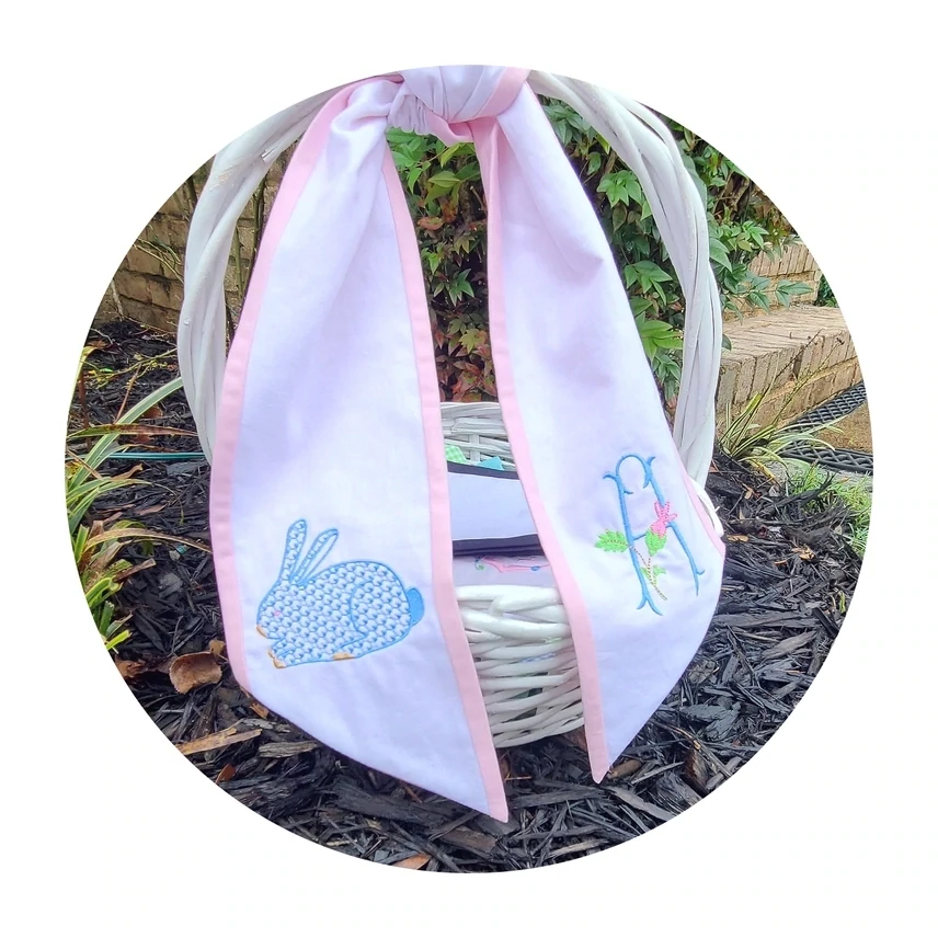 Pink &amp; White Sash