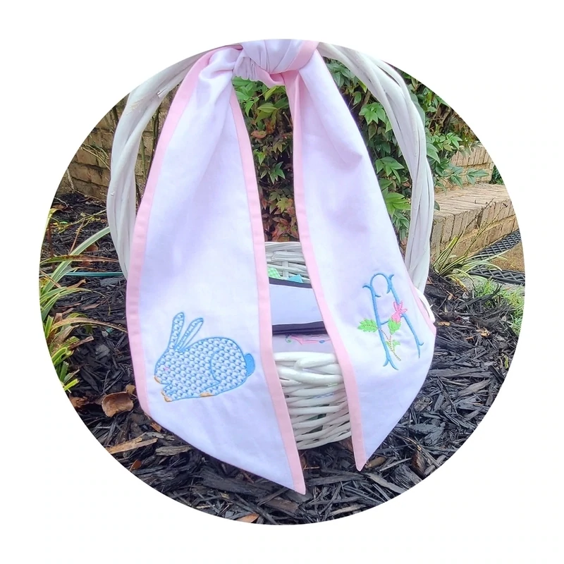 Pink &amp; White Sash