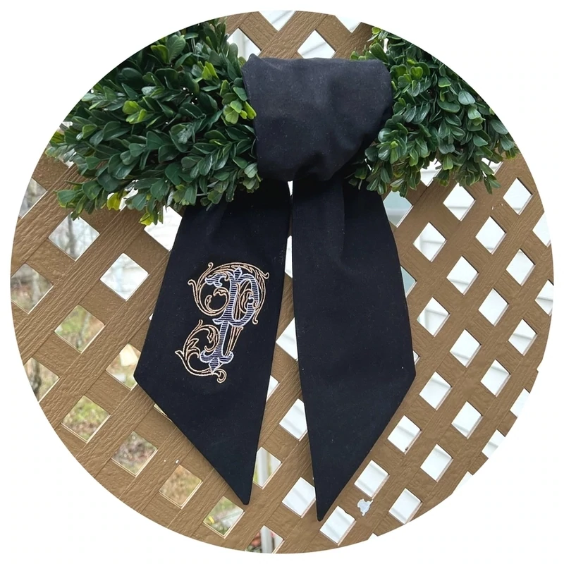 Linen Sash-Black