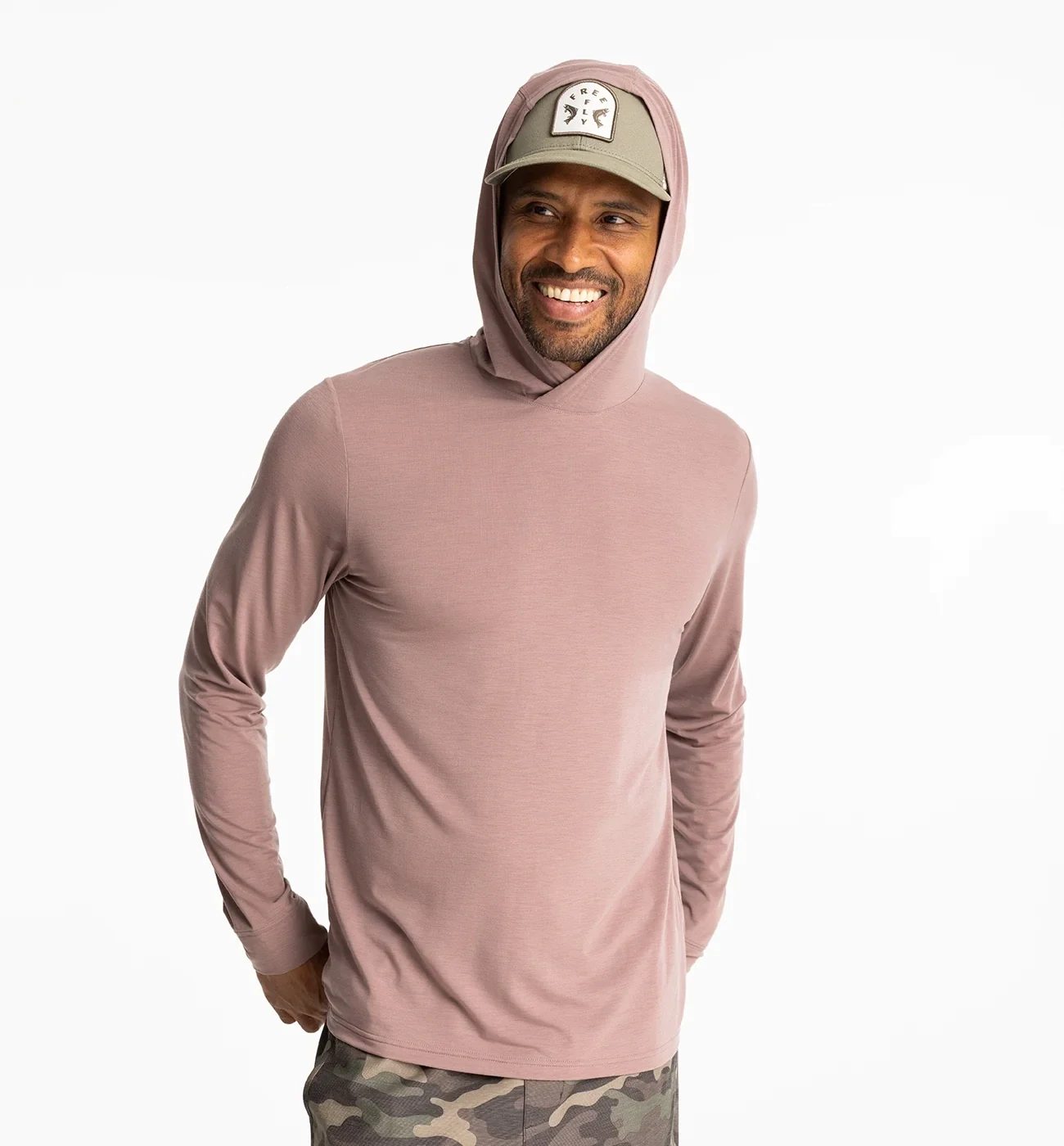 BC Elevate Lightweight Hoodie, Color: Fig, Size: XL