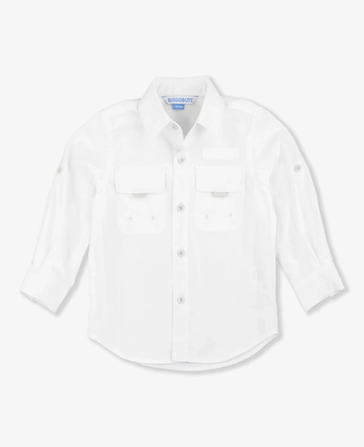 CS White Sun Protection Button Up