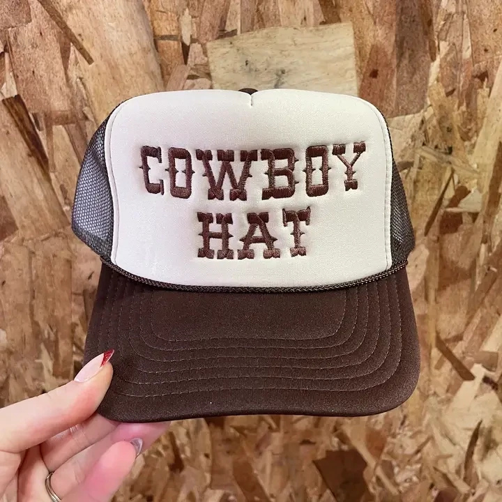 Cowboy Hat Trucker Hat