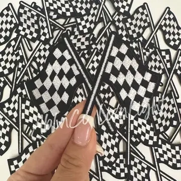 Checkered Race Flag Patch