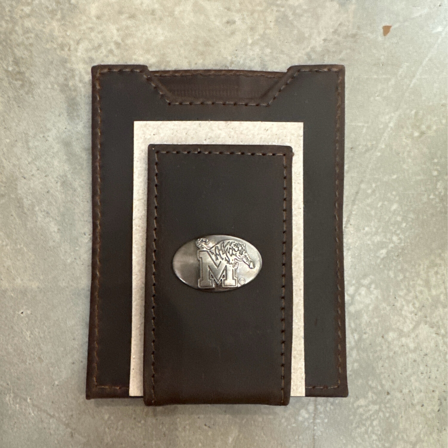Zeppro Brown Money Clip- Mem