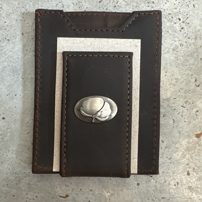 Zeppro Brown Money Clip- Cotton