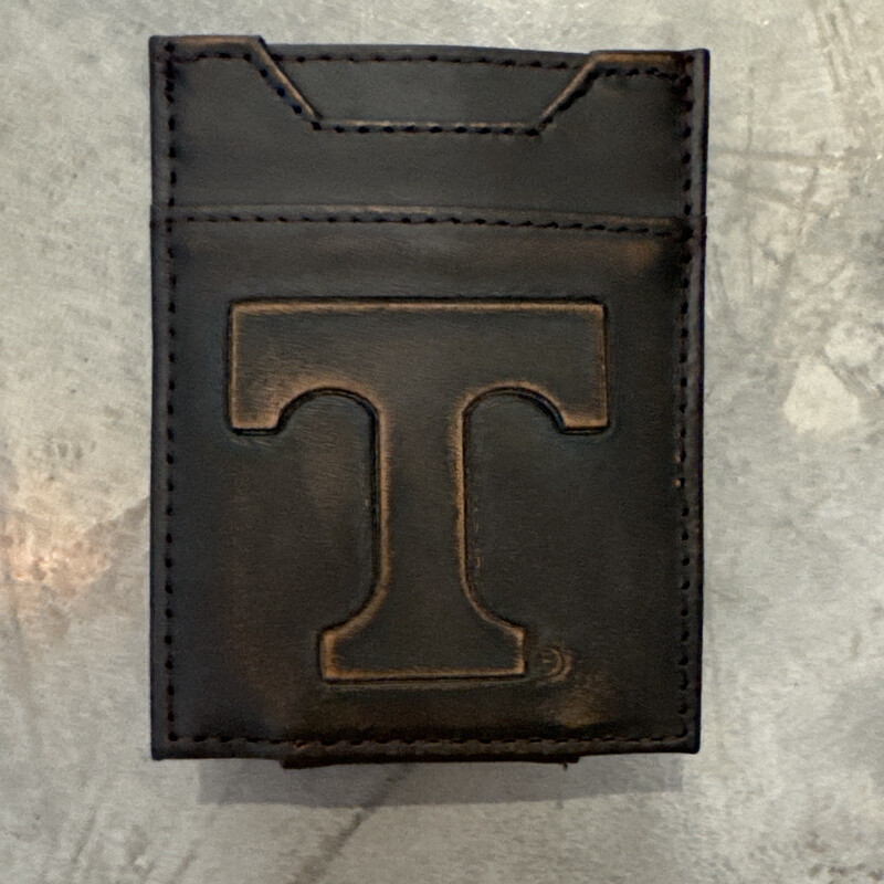 Antique Debossed Front Pocket Wallet-UTN