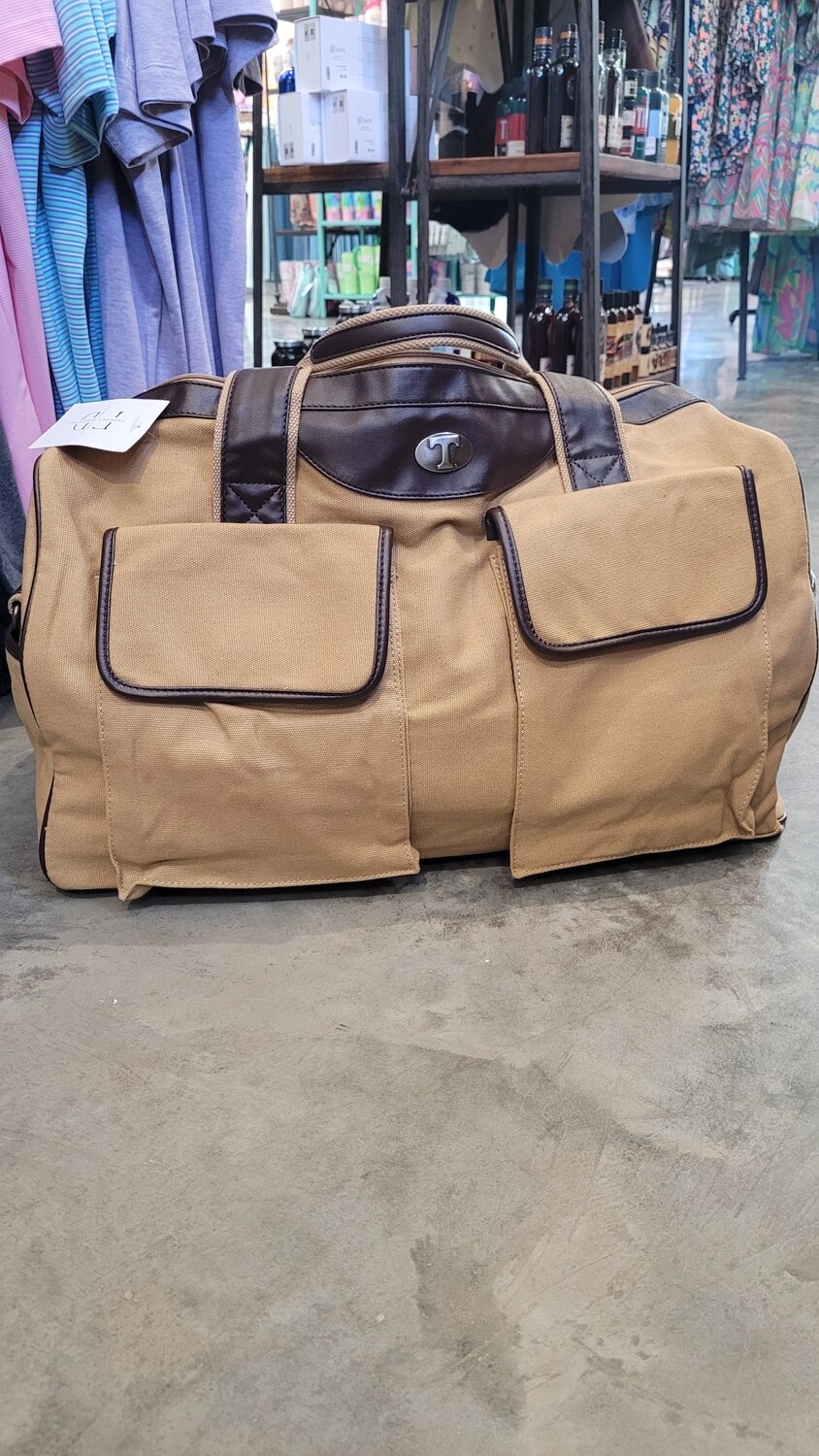 Zeppro Khaki Weekender Bag- TN