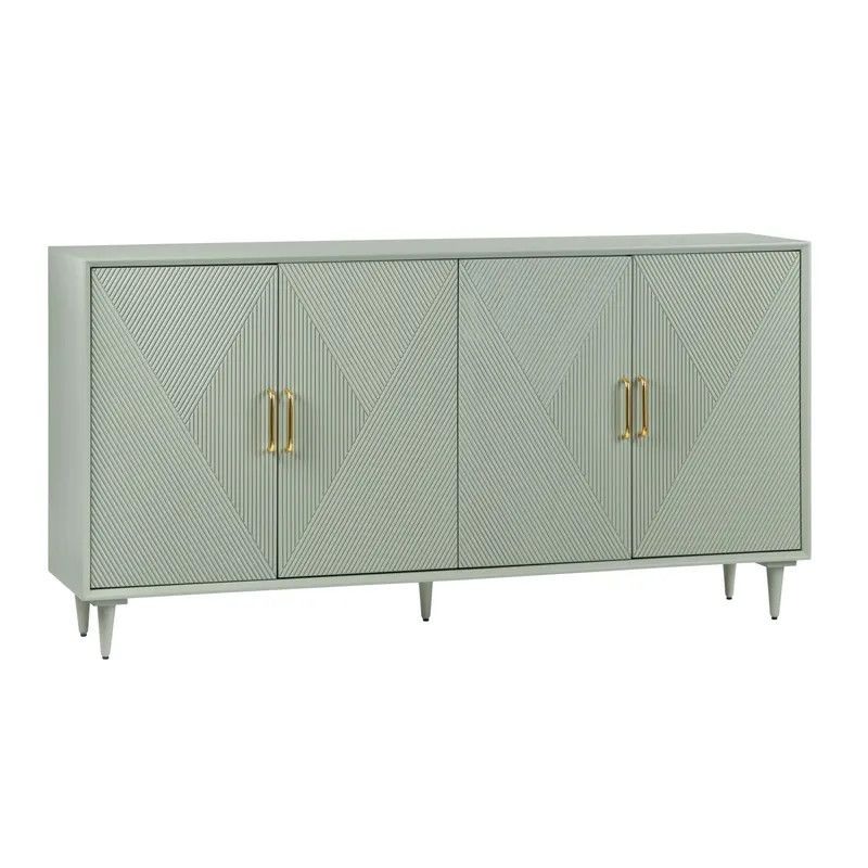 Arvada Four-Door Sideboard-Sage Green