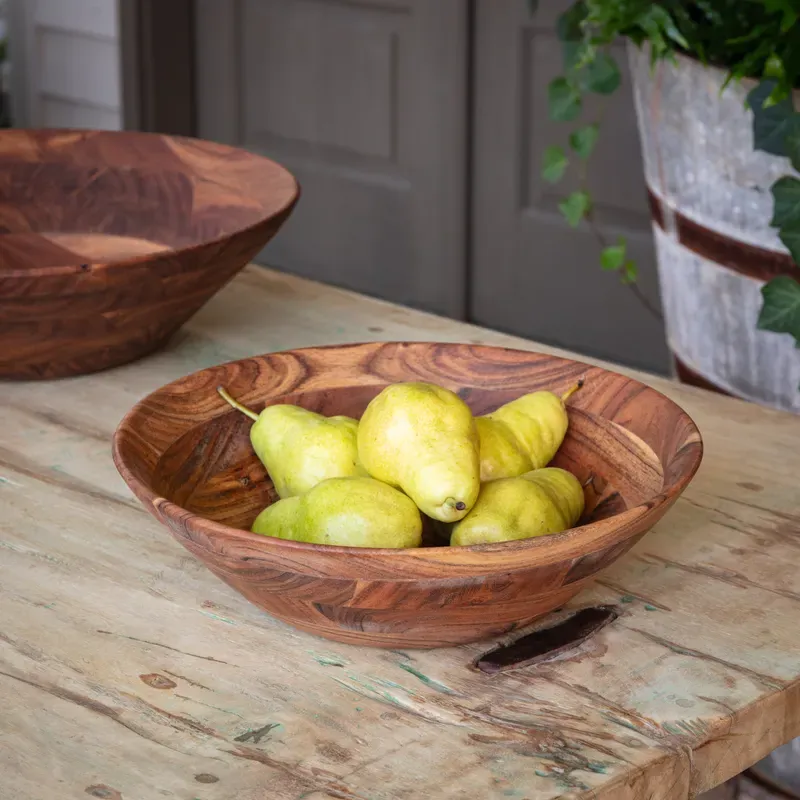 Wooden Serving Bowl Medium