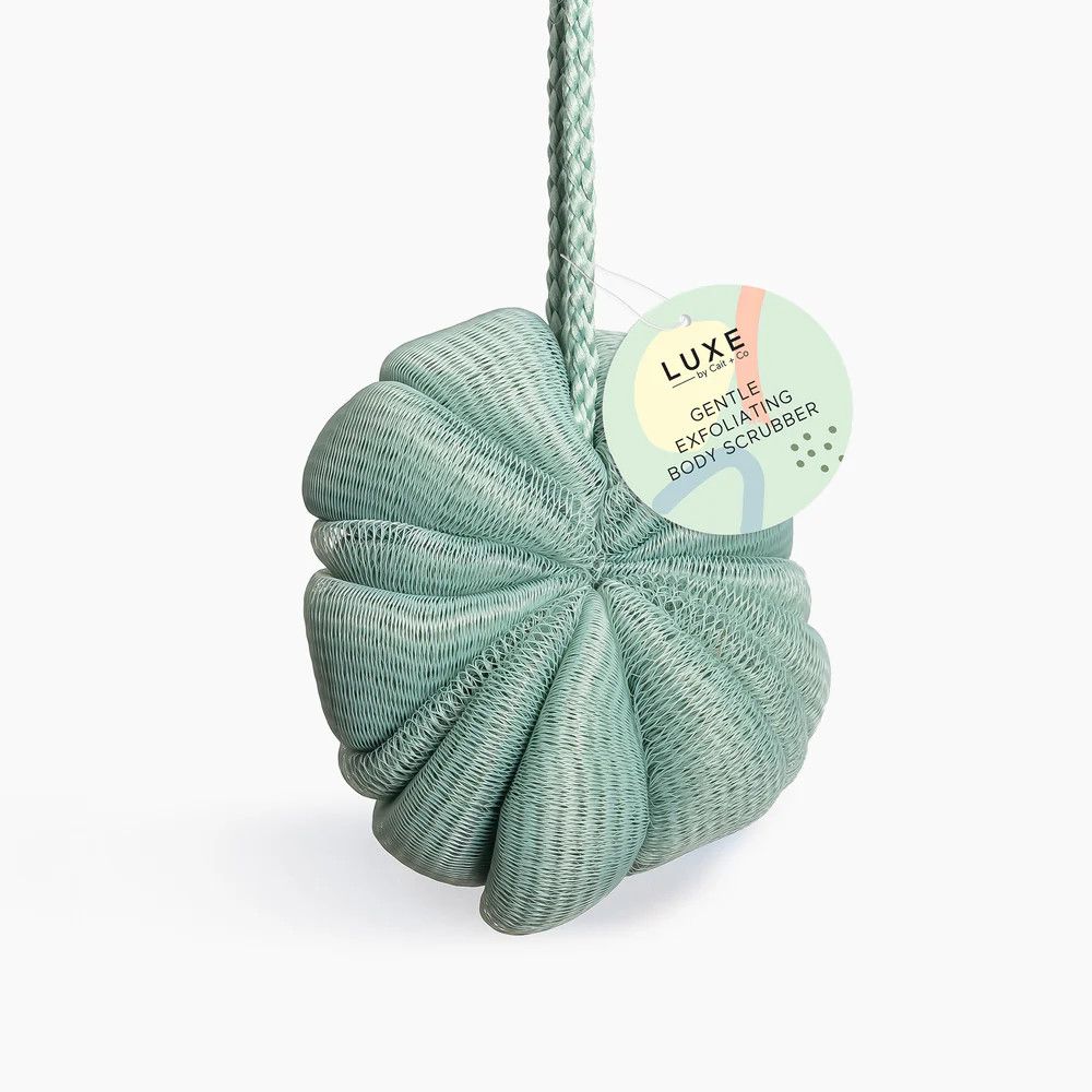 Luxe-Gentle Exfoliating Body Scrubber-Green