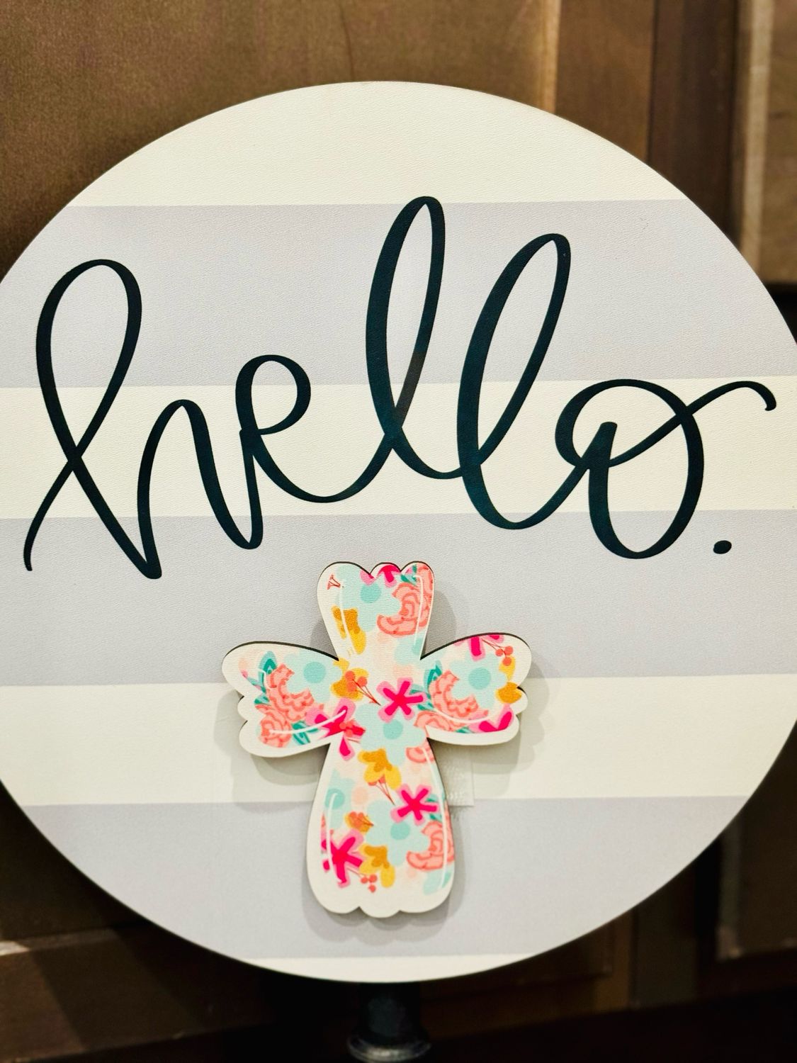 Hello Interchangeable Topper