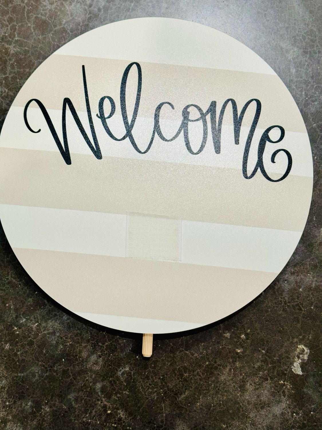 Welcome Interchangeable Topper