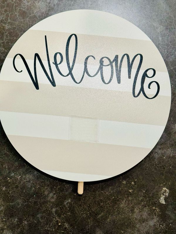 Welcome Interchangeable Topper