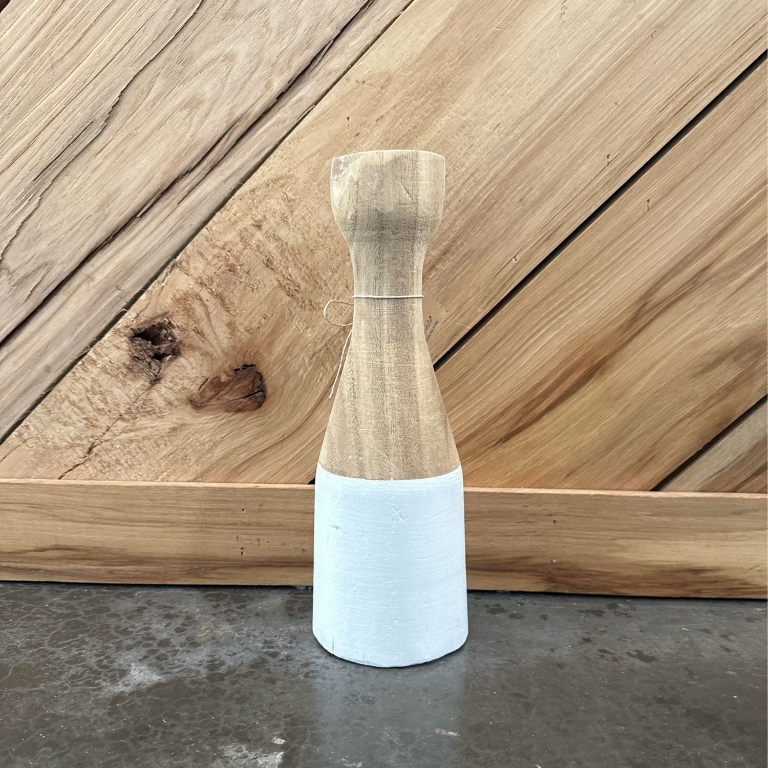 Med Paulownia Candlestick