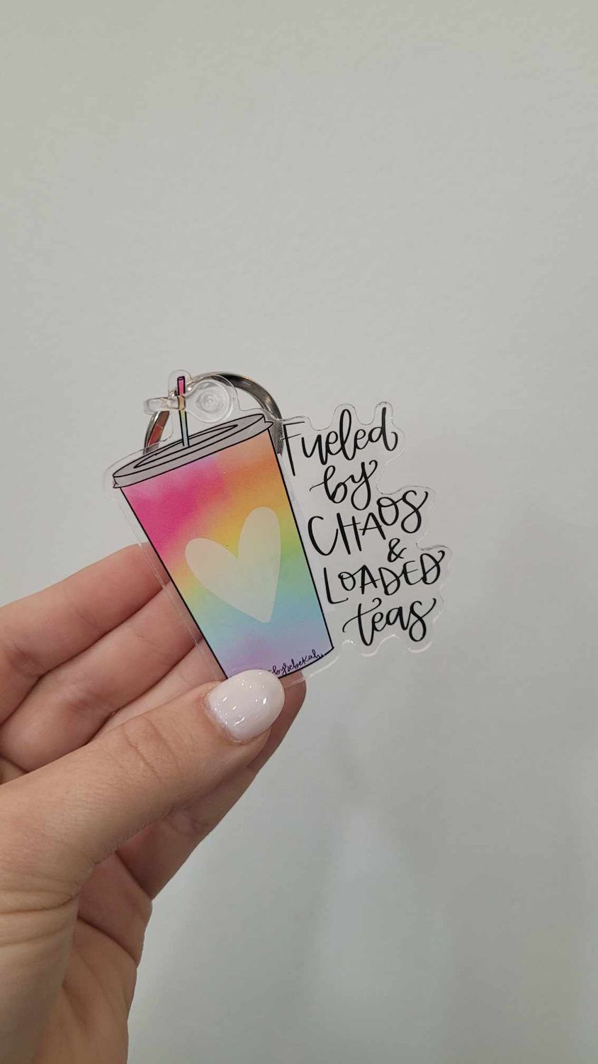 Loaded Tea Keychain