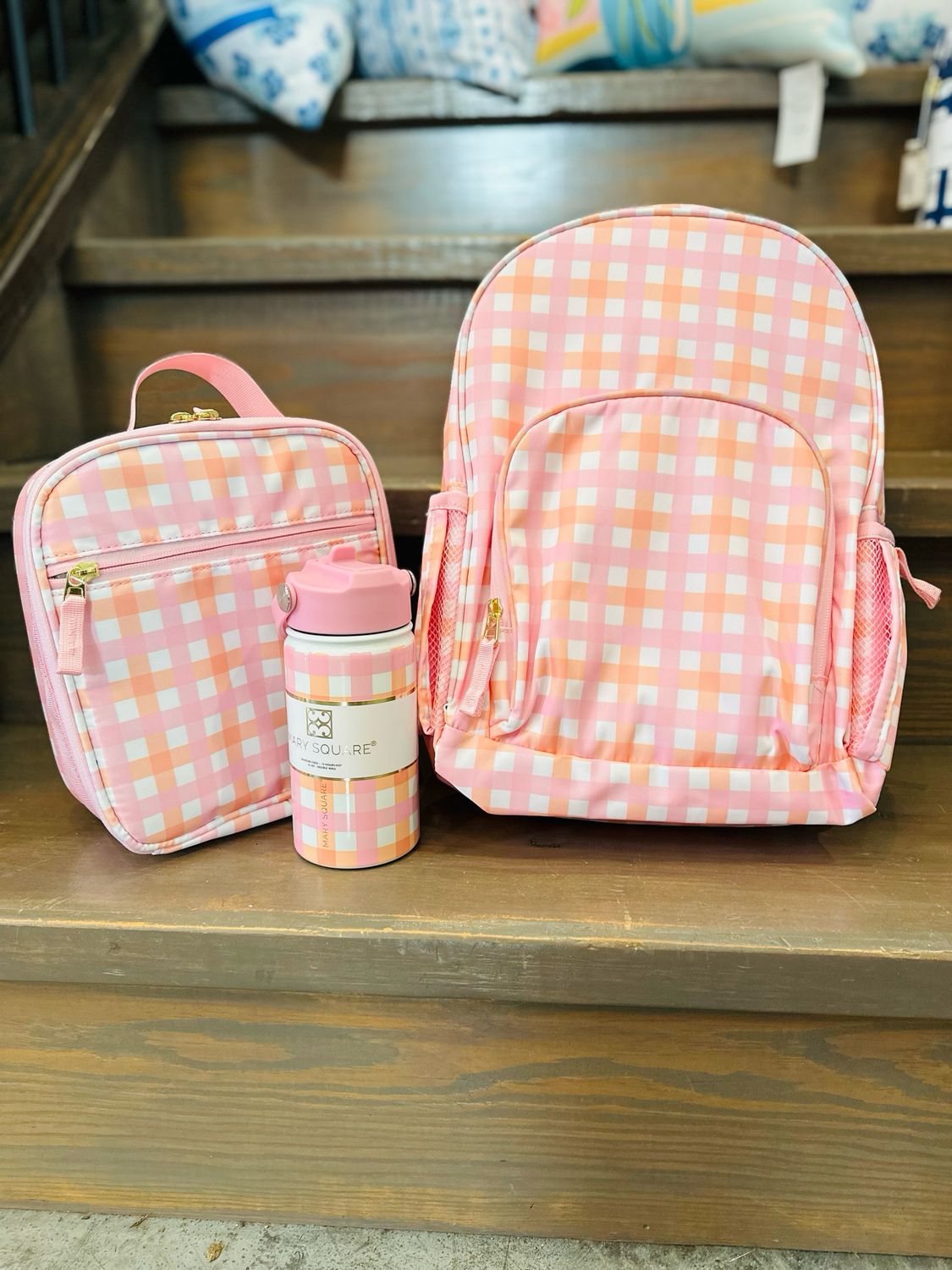 Kids Backpack Pretty Plaid