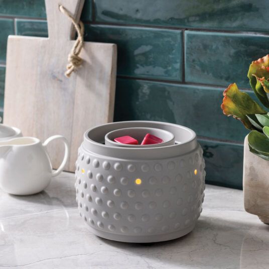 Beaded Slate Fan Fragrance Warmer
