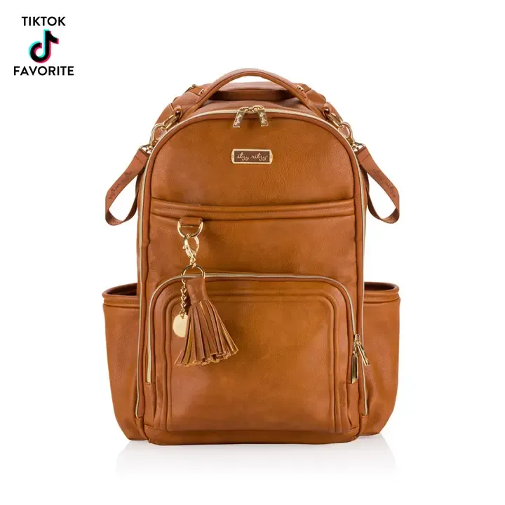 Cognac Boss Plus Diaper Bag