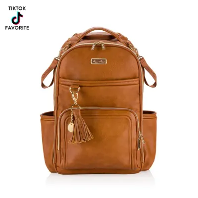 Cognac Boss Plus Diaper Bag