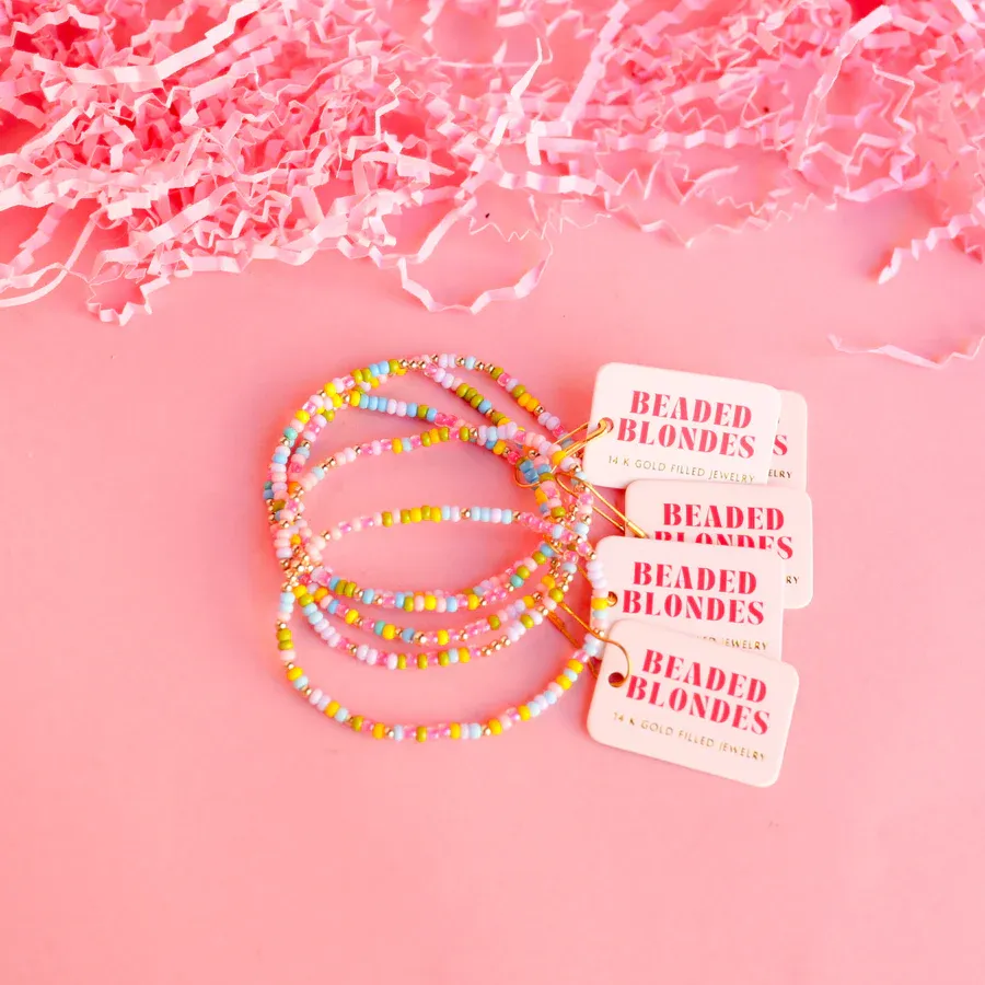 VG Beaded Blonde Sprinkles - Pastel