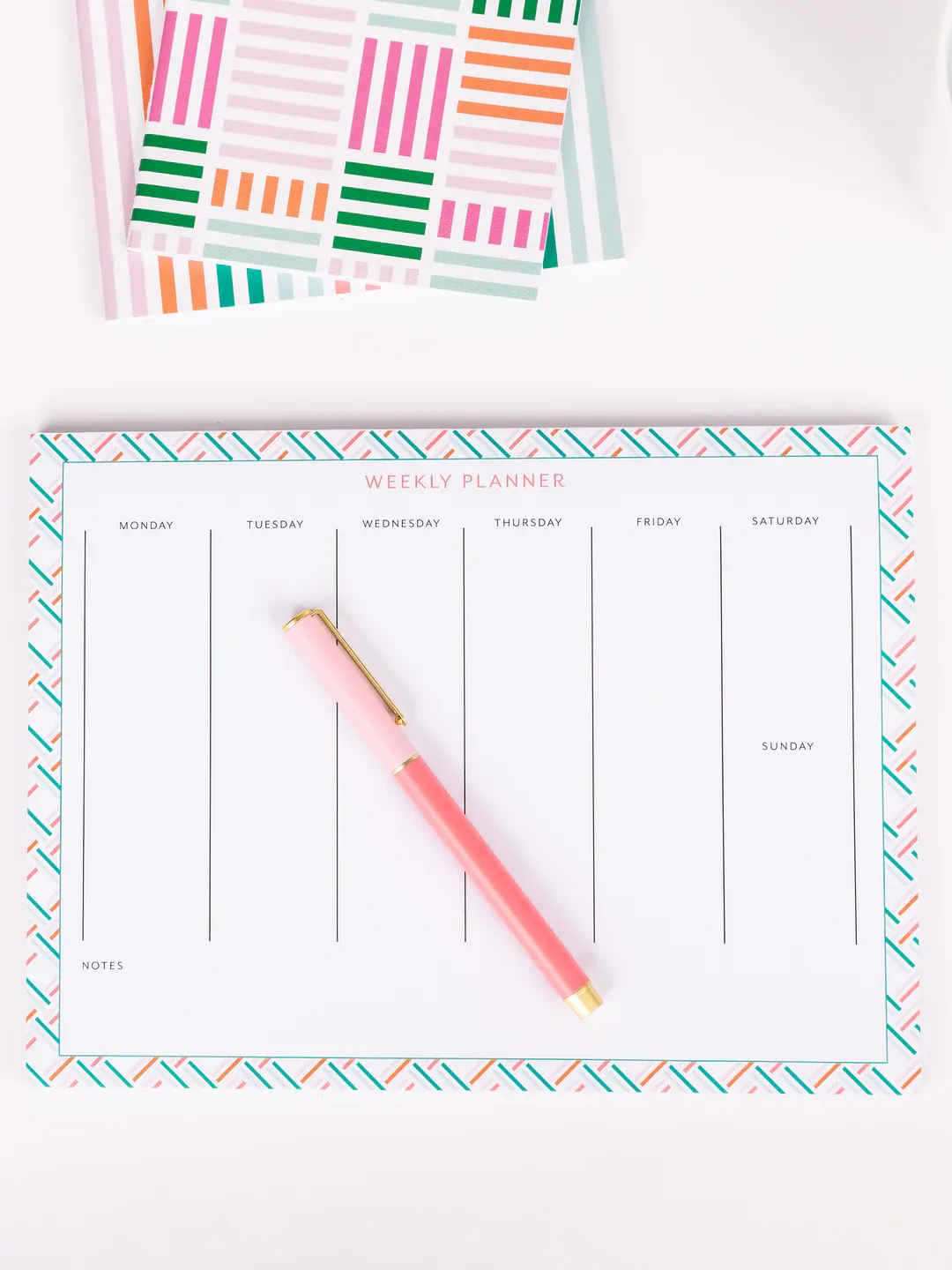 VG Weekly Desk Pad- Square Dance