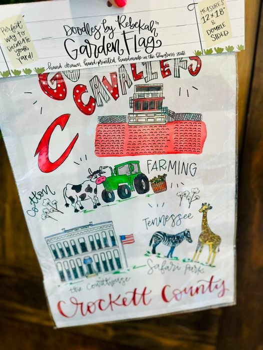 Crockett Garden Flag