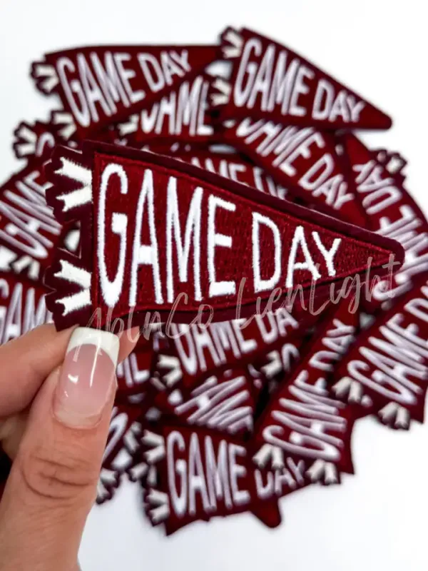 Gameday Maroon Flag Patch