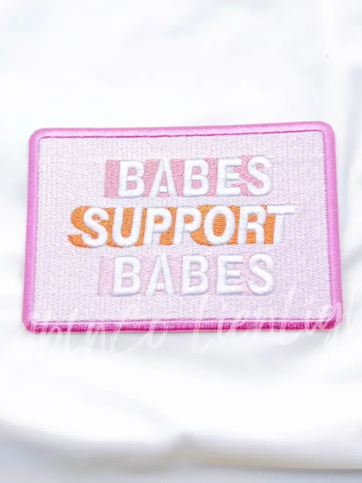 Babes Support Babes Preppy Patch