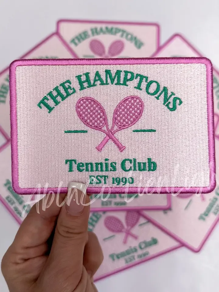 Tennis Club Preppy Patch