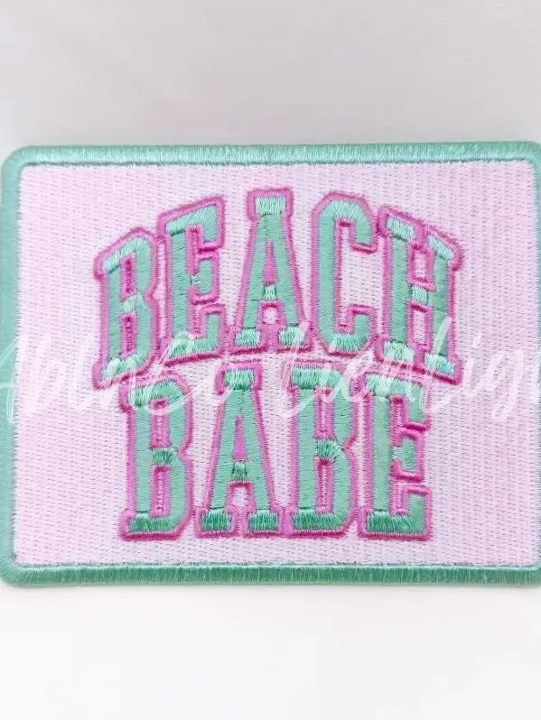 Beach Babe Preppy Patch