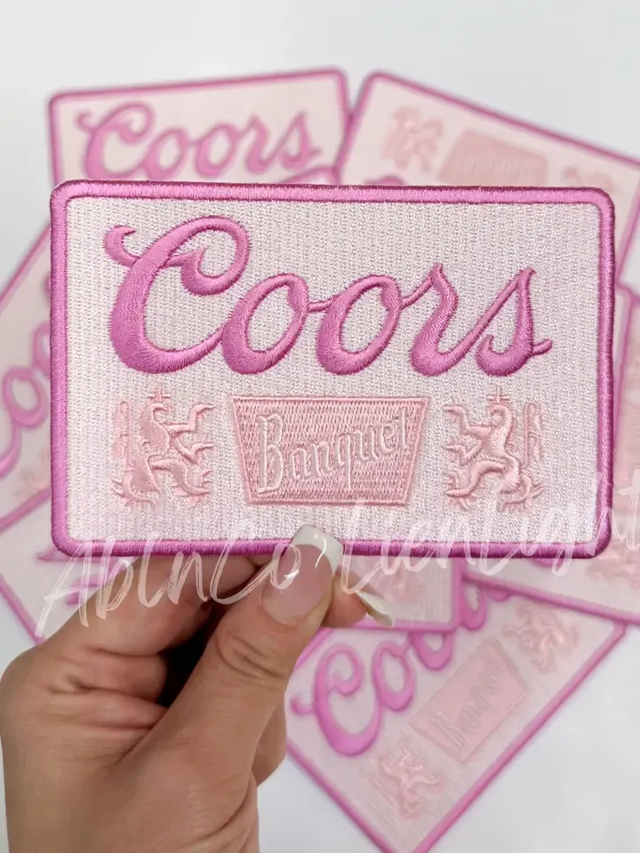 Preppy Pink Coors Patch