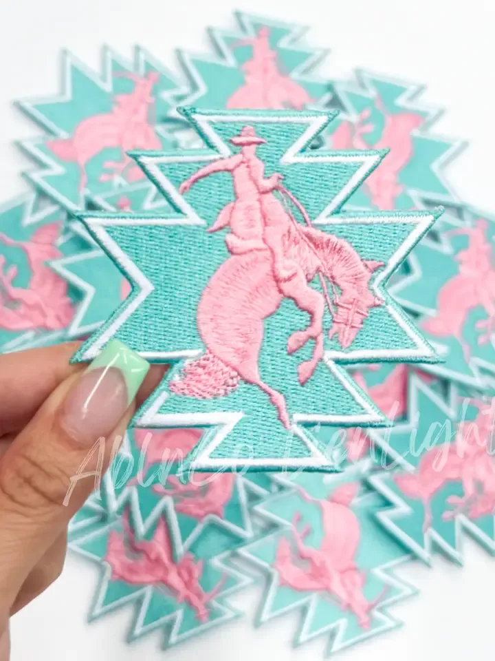 Bucking Horse Cowboy Patch