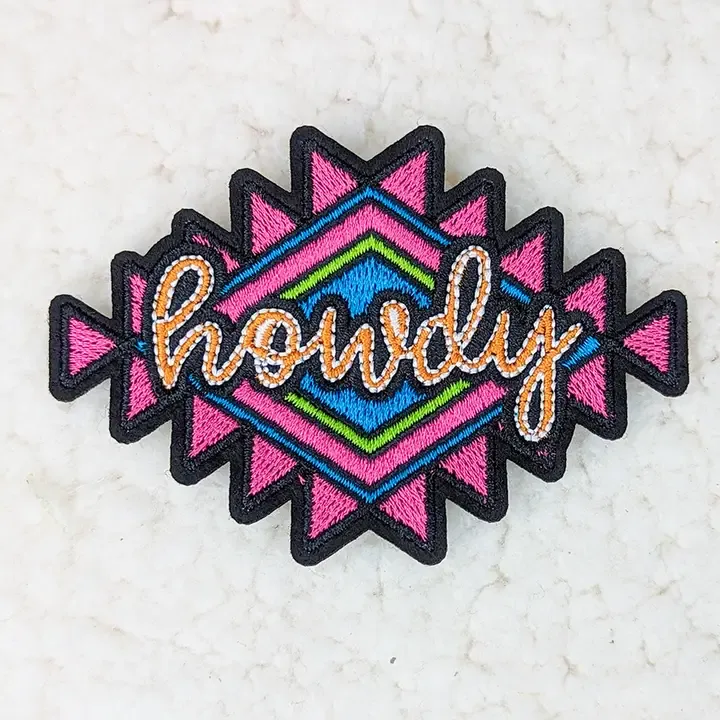 Howdy Western Emb Patch