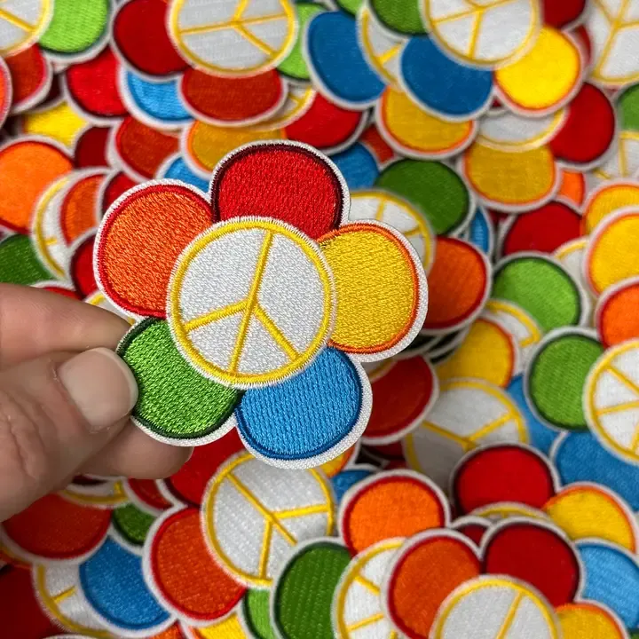 Rainbow Flower Peace Patch