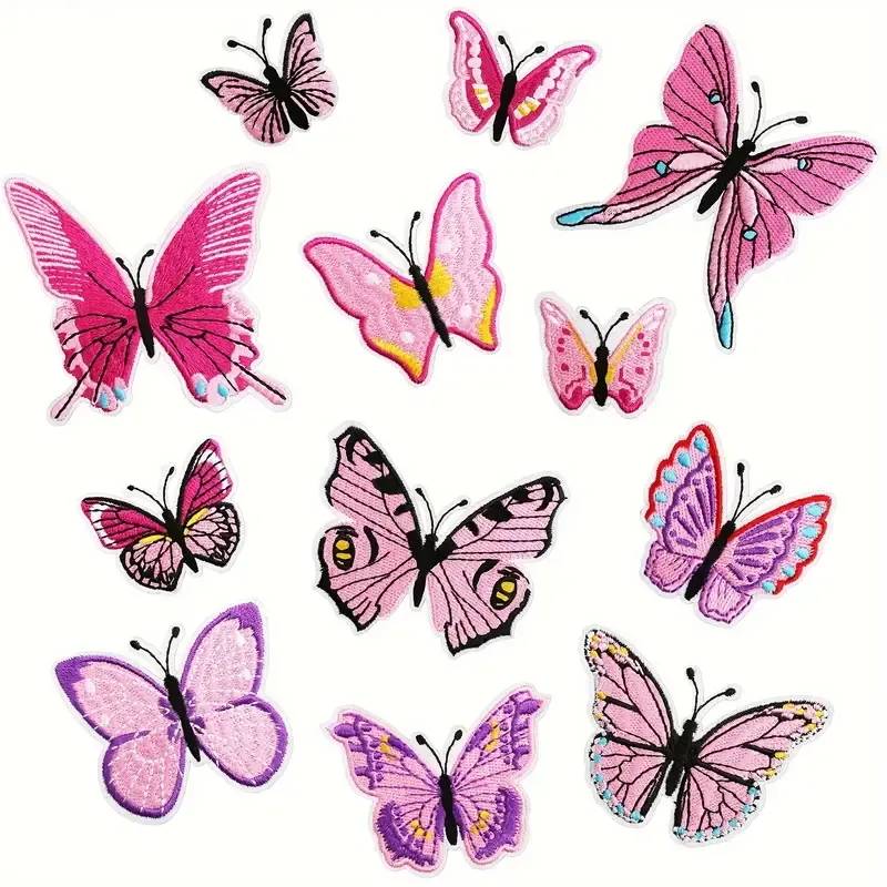 Cartoon Butterfly Patches