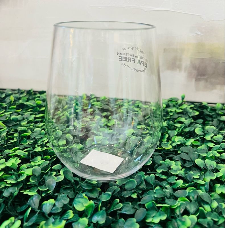 20z Titan Wine Glass-Clear