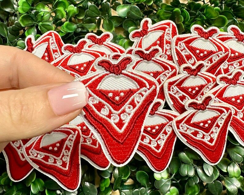 Red Tied Bandana Patch