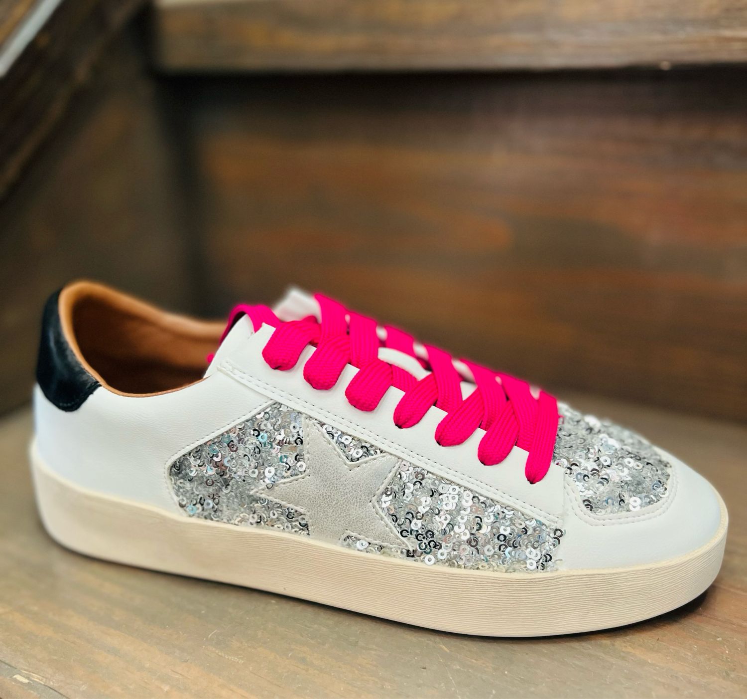 Another Round-Silver Sequins