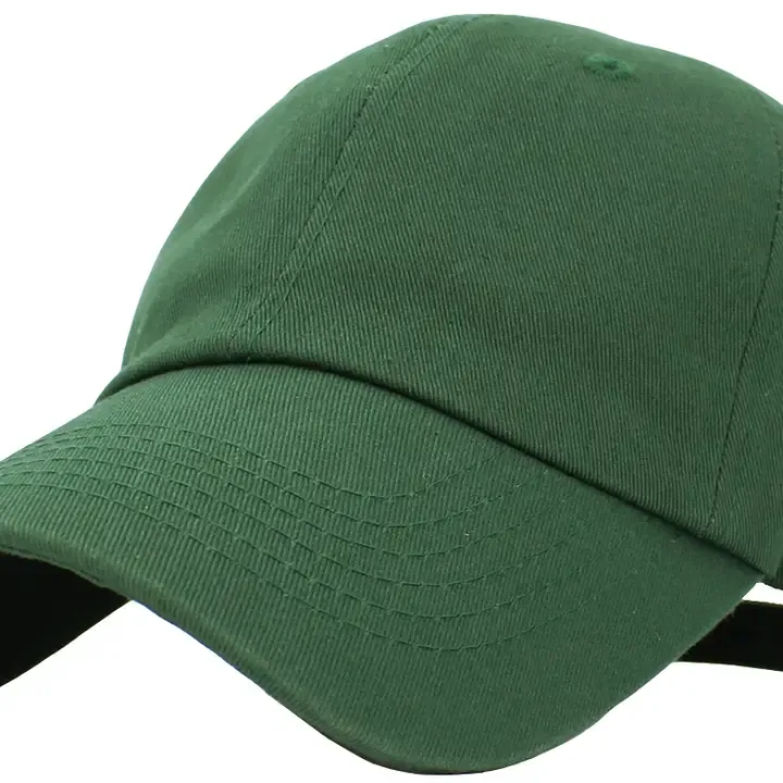 Low Profile Baseball Cap-Hunter Green