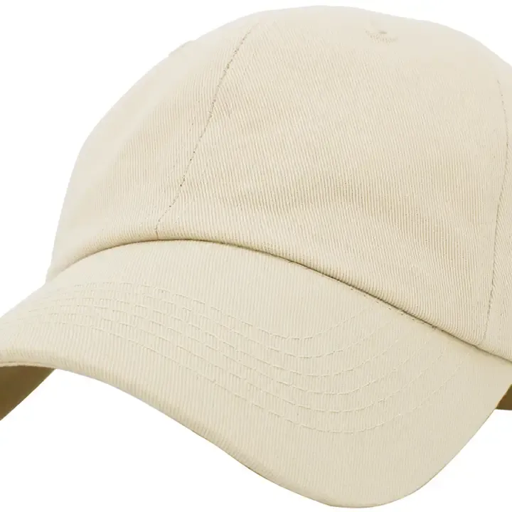 Low Profile Baseball Cap-Ivory
