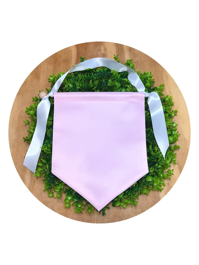 Pink Satin Banner