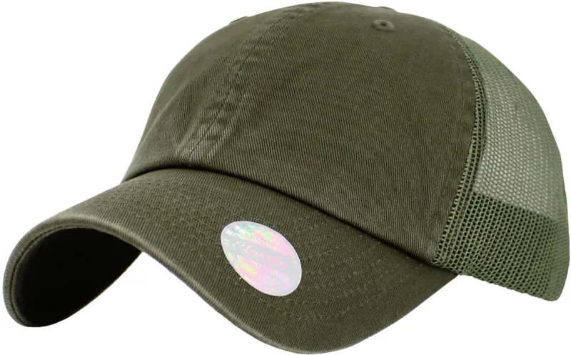 Classic Mesh Baseball Cap-OLV