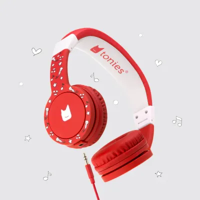 Headphones-Red