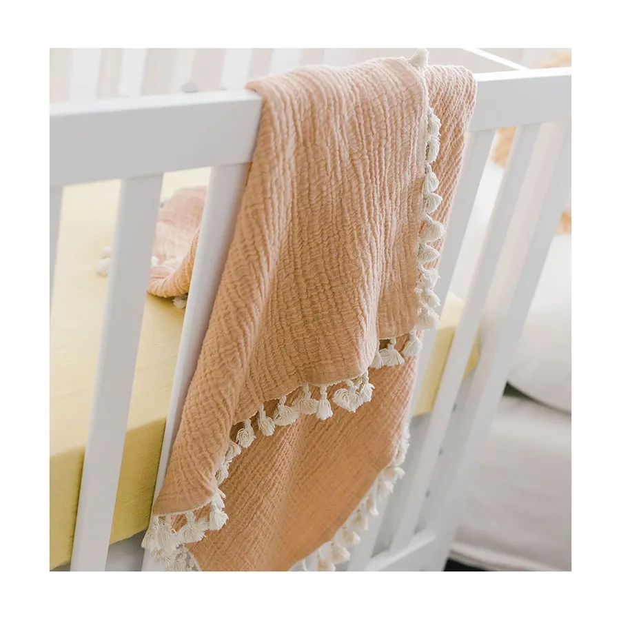 6 Layer Muslin Blanket- Copper