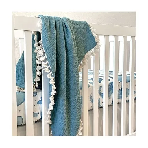 6 Layer Muslin Blanket-Riverstone