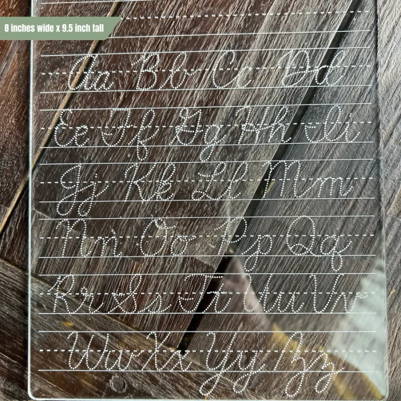 CS Dry Erase Cursive Trace Boards