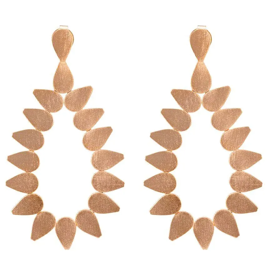 CS Livia Earrings-Brushed Rose Gold