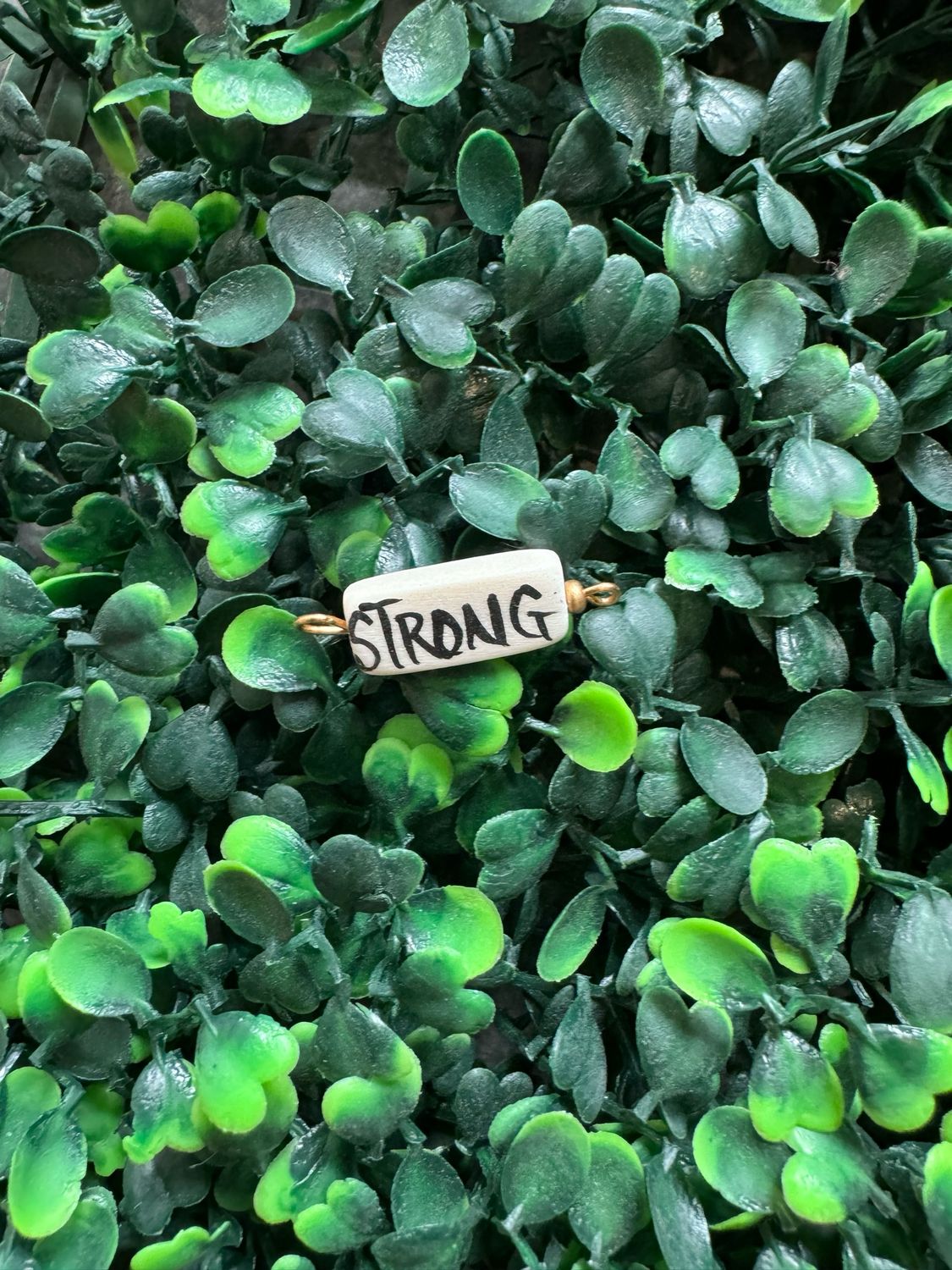 Affirmation Word Charm-Strong